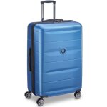 Delsey paris - comete + - valise grande taille rigide - 77x50x30 cm - 99 litres - xl - bleu clair