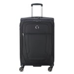 Delsey paris - helium dlx - valise grande taille souple extensible - 71x45x33 cm - 84 litres - m - noir ...