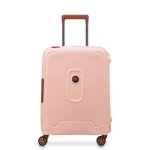 Valise cabine rigide delsey paris moncey - 55x40x20 cm - 36l - rose - cadenas tsa