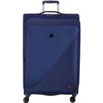 Valise - delsey paris - new destination - souple - extensible - 68 x 44 x 32 cm - bleu marine
