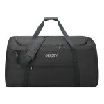 Delsey paris sac de voyage noir pour femme et homme - nomade foldable bag l 180896 Delsey paris sac de voyage noir pour femme et homme - nomade foldable bag l 180896