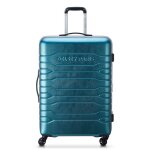 Delsey paris - nosybe - valise soute rigide 76 cm x 52 cm x 29 cm - 96 l - xl - bleu vert