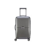 Delsey paris - turenne - valise cabine rigide - 55x35x25 cm - 38 litres - s - argent