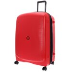 Valise - delsey paris - belmont plus - rouge - xl - 4 roues doubles - expandable