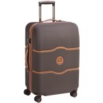 Delsey - valise trolley cabine rigide - chocolat - taille s - v : 38 l - 55 x 40 x 20 cm