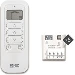 Pack de gestion de volets roulants - delta dore - tyxia 541 - 1 t�l�commande - 5 r�cepteurs - blanc