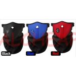 Demi cagoule / tour de cou urban protect rouge