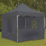 Demi mur gris 3 m pour tente pliante 40mm