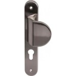 1 poign�e de porte / demi pali�re seule - inox 304 - avec trou pour cylindre