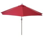 Demi parasol semi circulaire balcon terrasse uv 50 + polyester / aluminium 3kg avec une portee de 300 ...