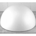 Demi - sph�re de 15 cm de diam�tre d�me creux en polystyr�ne - unique
