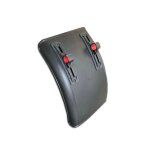 Demie - aile en plastique pour camion et remorque avec fixations visses - garde - boue 650 x 700 mm