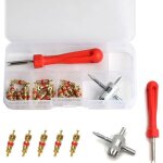 Demonte valve pneu voiture bo�te32 pcsdemonte obus valve kit outil de tire repair avec valve core pour ...