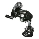 Derailleur route arriere microshift 8 - 9 vitesses petite chape a vis (compatible shimano)