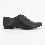 Derbies basses cuir lacets noir femme xavier danaud