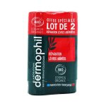 Dermophil indien stick rparation lvres abmes bio lot de 2 x 4g