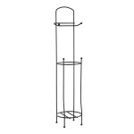 Dérouleur papier wc avec réserve filano 65cm noir Dérouleur papier wc avec réserve filano 65cm noir