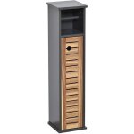 Meuble reserve et derouleur papier wc acacia et mdf - element - tendance Meuble reserve et derouleur papier wc acacia et mdf - element - tendance