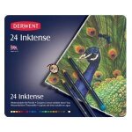 Derwent inktense boîte de 24 crayons de couleur qualité professionnelle 700929 Derwent inktense boîte de 24 crayons de couleur qualité professionnelle 700929