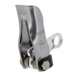 Descendeur descalade shunt bloqueur gris - petzl - charlet uni argent métalisé Descendeur descalade shunt bloqueur gris - petzl - charlet uni argent métalisé