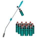 Dsherbeur thermique brule herbes + 12 cartouches de gaz 227gr kz garden