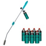 Dsherbeur thermique brule herbes + 8 cartouches de gaz 227gr kz garden