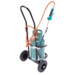 Desherbeur thermique tuyau 5m bruleur 50 mm dtendeur propane chariot  roues allumage piezo intec