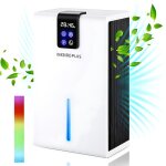 Deshumidificateur d air 2. 8l - d�shumidificateur dair electrique pour maison avec mode nuit silencieux ...