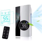 D�shumidificateur et purificateur dair 2 en 1 avec t�l�commande ioniseur affichage de lhumidit� minuteur ...