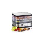 Deshydrateur 5 plateaux 24x31cm 400w inox kitchenchef - secco5meca