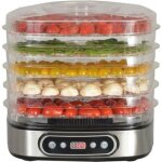 Dshydrateur 5 plateaux inox - kitchen chef - programmable - temprature variable de 35c  70c