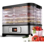 Déshydrateur alimentaire professionnel tooluck - 250w - 5 plateaux - noir Déshydrateur alimentaire professionnel tooluck - 250w - 5 plateaux - noir