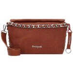 Sac  bandoulire desigual basic 1 - marron - 26. 5 cm - aimante - femme