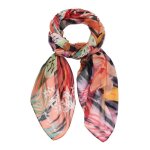 Desigual �charpe corail vert pour femme - nasau rectangle foulard tutti fruti 342792