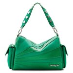 Desigual sac  paule bandoulire vert pour femme - machina habana hand bag jungle green 256532