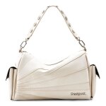 Desigual sac  paule bandoulire beige pour femme - machina habana hand bag raw 256556