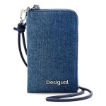Desigual porte - monnaie bleu pour femme - claudia wallet m denim raw 253181 Desigual porte - monnaie bleu pour femme - claudia wallet m denim raw 253181