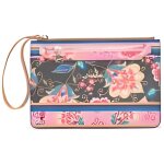 Desigual portefeuille femme joy nathalie noir fleurie 18wayp29