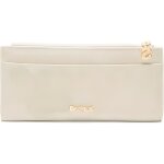 Portefeuille femme - desigual - zoe pia - beige - 100% pu - zippe