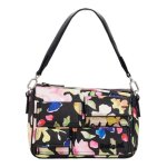Desigual sac � main noir jaune clair pour femme pocket print phuket mini hand bag tutti fruti 275635