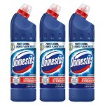 D�sinfectant - domestos - original thick bleach - 3x750ml - �limine 99. 9% des bact�ries - formule �paisse ...