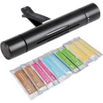 Dsodorisant de voiture - non spcifi - clipser aux grilles - parfum solide - 6 parfums au choix - compact ...