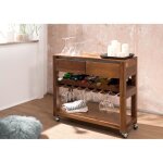 Desserte - bois massif de palissandre laqu� (noble unique) - sydney #139