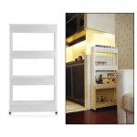 Desserte de cuisine meuble de rangement sur 4 �tages chariot de niche pour salle de bain maison