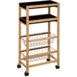 5five - desserte �troite 3 niveaux black bambou