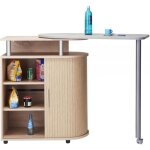 Desserte de cuisine et table pivotante chne - l 110 x l 55 x h 105. 3 cm