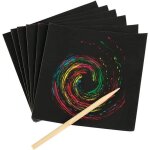 Dessin gratter pour enfants carte  gratter papier?50 feuilles?utilis pour la peinture lcriture etc. ...