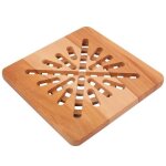 Dessous de plat - creative home - bois de h�tre - 195x195x15cm - �cologique - r�sistant � la chaleur