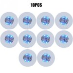 Dessous de verre lumineux led - mini - 10 pices - coloris varis - forme ronde - moderne