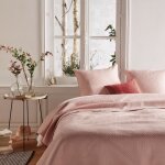 Dessus de lit 260 x 240 cm + 2 taies 60 x 60 cm dolce atmosphera - rose